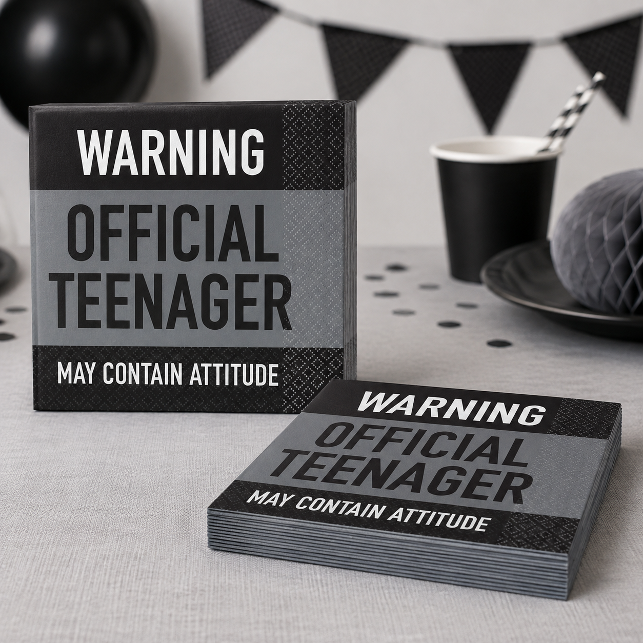 Official Teenager 13th Birthday Deluxe Tableware Kit 41pcs